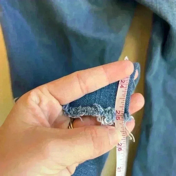 J.crew high rise button fly crop flare jeans.Sz 31 business casual preppy - Picture 4 of 6